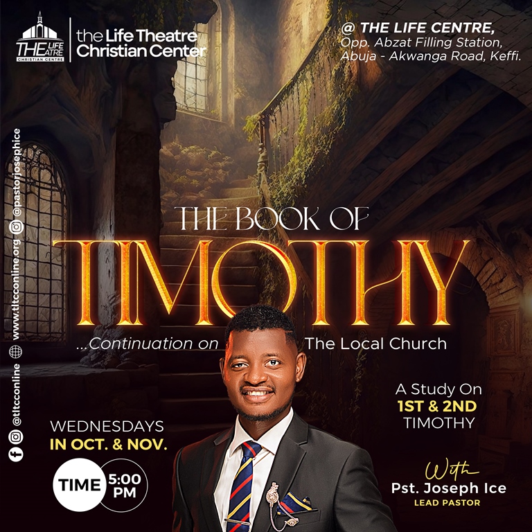 The Book of Timothy – Pastor Joseph Ice